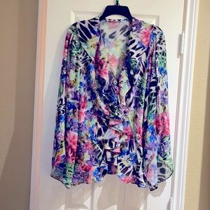 Boston Proper long sleeve blouse size XL